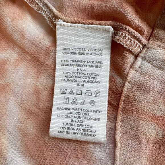 FREE PEOPLE Tie Dye Me Down Rayon Swing Top - Picture 6 of 13